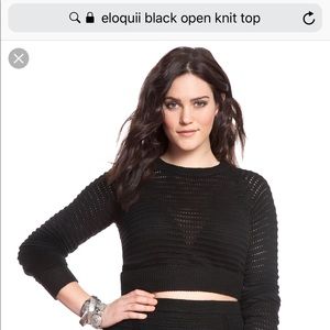 NOT FOR SALE want Eloquii knit top in a size 20/22